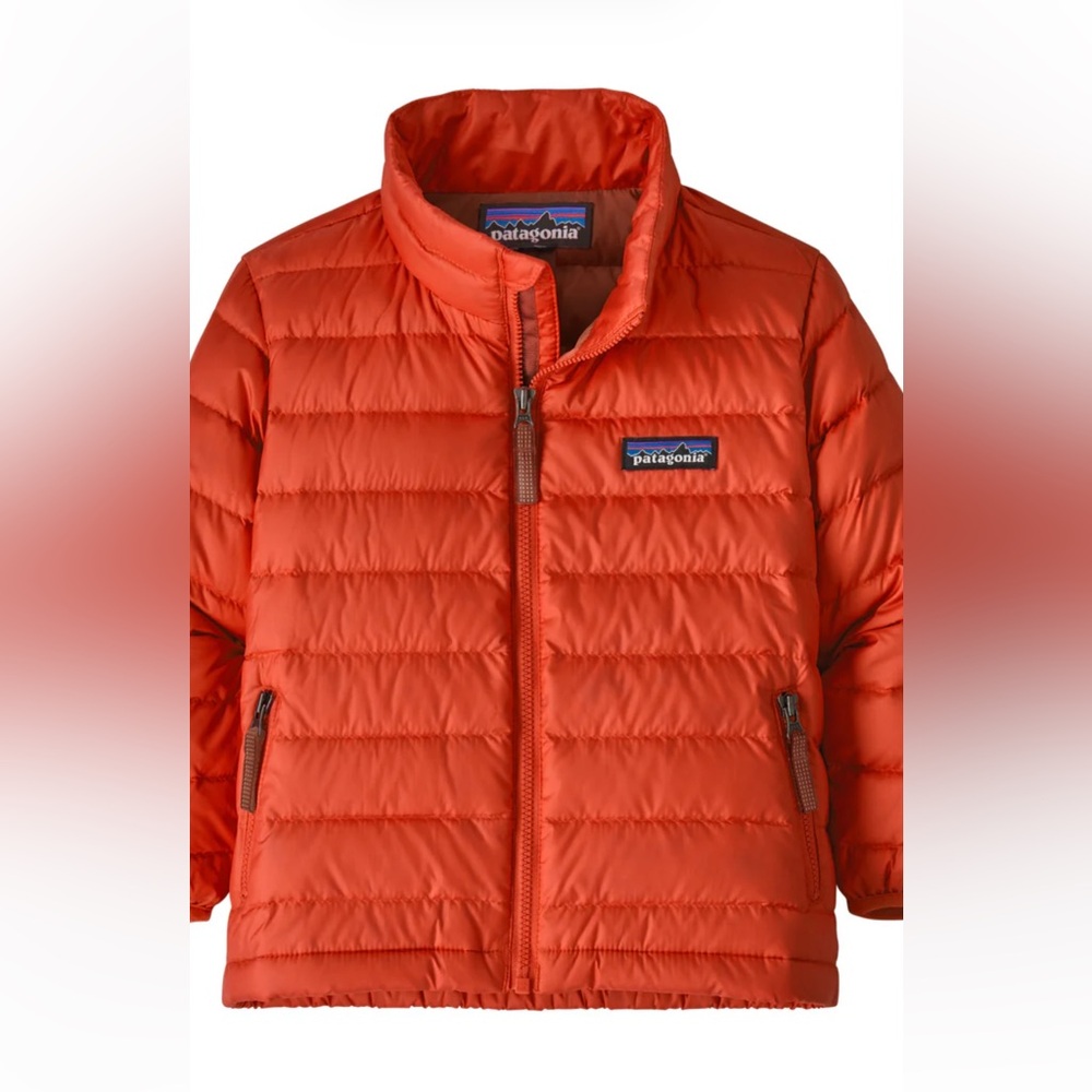 Patagonia kids xl (14) orange jacket